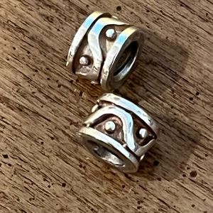 Set of two Pandora charms